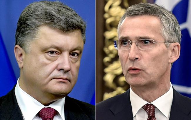 Порошенко и Столтенберг обсудили взаимодействие с НАТО