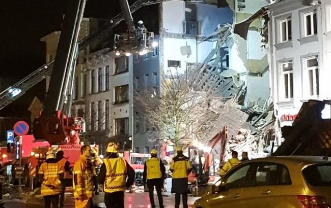 В Бельгии в результате взрыва обрушился жилой дом