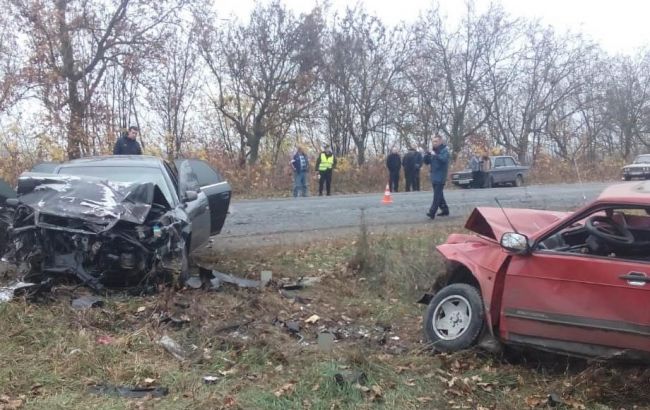 В Винницкой области столкнулись два автомобиля, есть жертвы