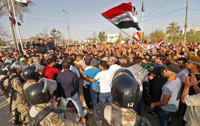 На протестах в Багдаде открыли стрельбу, есть жертвы