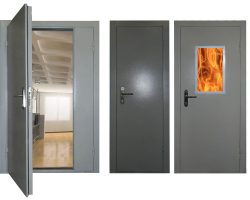 Как определяется противопожарная дверь
