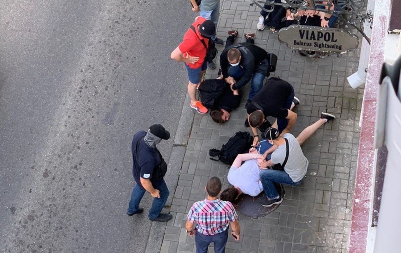 В Минске задержали журналистов российского телеканала