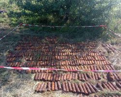 В Николаевской области в поселке нашли 500 снарядов времен прошлых войн